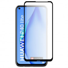 Folie Sticla Full Cover Premium pentru Huawei P40 Lite, 5D, Full Glue, Negru foto