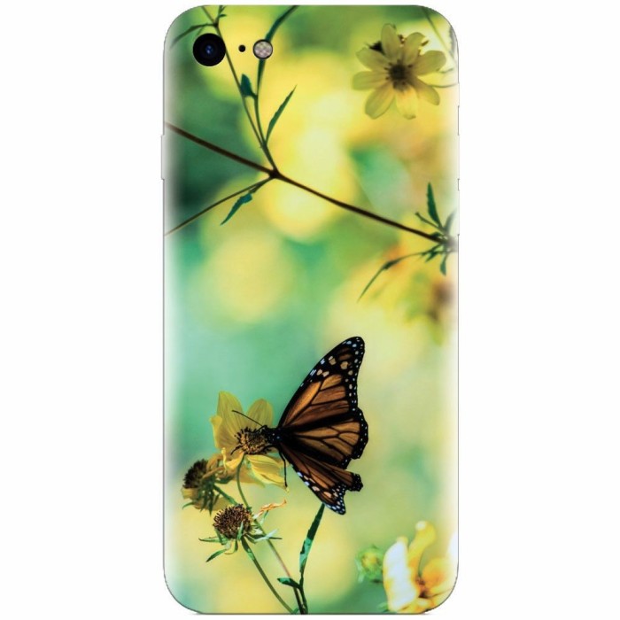Husa silicon pentru Apple Iphone 5c, Butterfly Husa silicon pentru Apple Iphone 5c, Butterfly