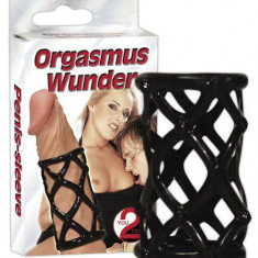 Orgasm Wonder - Manșon pentru Penis Tip Plasă din Silicon, 6 cm