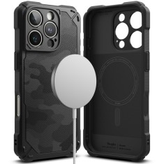 Husa pentru iPhone 16 Pro Max - Ringke Rugged Gear MagSafe - Camo Black