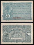 Romania 1917, 50 BANI BGA Banca Generala Romana, WWI, Ocupatia Germana, P#M2, UNC!