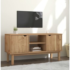 Gossi dulap tv &quot;otta&quot;, 113,5x43x57 cm, lemn masiv de pin