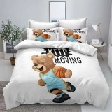 Cumpara ieftin Lenjerie de pat din Bumbac finet cu imprimeu 3D INN1012