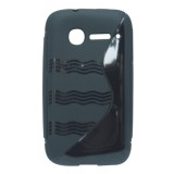 Husa silicon S-line neagra pentru Vodafone Smart 4 Fun 685