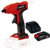 Einhell TE-CG 18 Li PXC + Starter Kit - Pistol de lipit cu bagheta siliconica 11 mm 170 grade C + Set 1 acumulator si incarcator Li-Ion 18 V 2.5 Ah