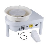 Cumpara ieftin Roată de olărit 30cm, masa olarului - electrică semiprofesională cu pedală,