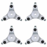 vidaXL Role pentru mobilă, 4 buc., 16x14,5x5,5 cm, oțel, 180 kg 42002556