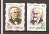 Romania - 1968 - 100 ANI DE LA NASTEREA LUI EMIL RACOVITA SI IONESCU BRAD, Nestampilat