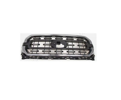 Grila radiator Ford F-Series, 10.2020-, model: F150, montare fata, Cu ornamente cromate, laminat cu negru; negru, RapidAuto foto