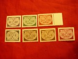 Serie mica - General Gouvernement 1940 - Dienst marke -format mic , 7 val.