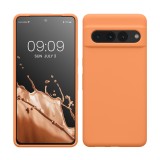 Husa Kwmobile pentru Google Pixel 7 Pro, Portocaliu, Silicon, KWM0000171J037C, Carcasa