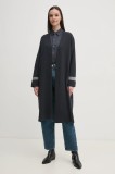 Barbour cardigan din bumbac culoarea bleumarin, light, LKN1405NY73