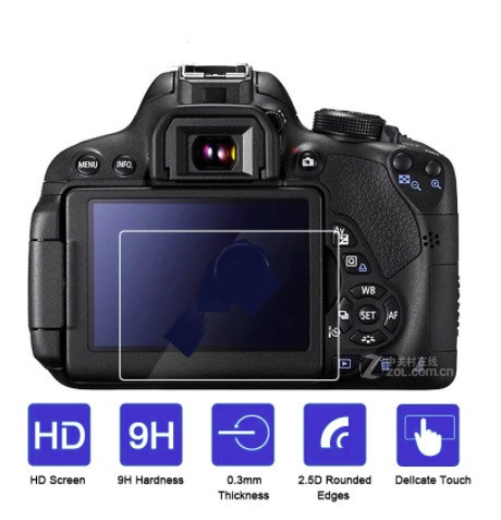 Ecran de protectie, ecran din sticlă temperată pt. Canon EOS 2000D, 6D Mark II