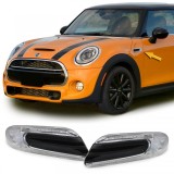 Indicatori laterali LED cu margine neagra, potriviti pentru Mini One Cooper F55 F56 F57 2014-2021 Performance AutoTuning
