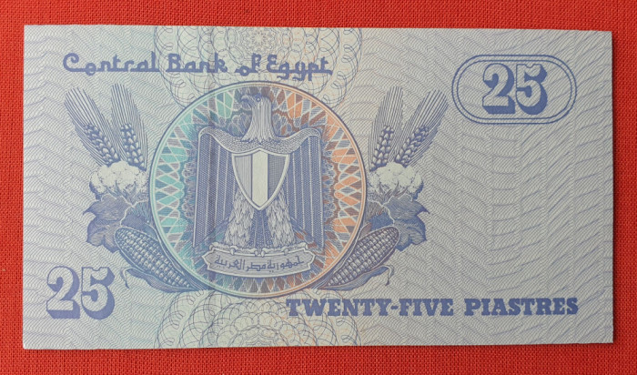25 Piastres - Egipt - Bancnota veche - in stare foarte buna