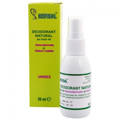 Deodorant Natural Unisex Hofigal 50ml foto