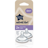 Tommee Tippee Natural Start Anti-Colic Teat tetină pentru biberon Slow Flow 0m+ 2 buc