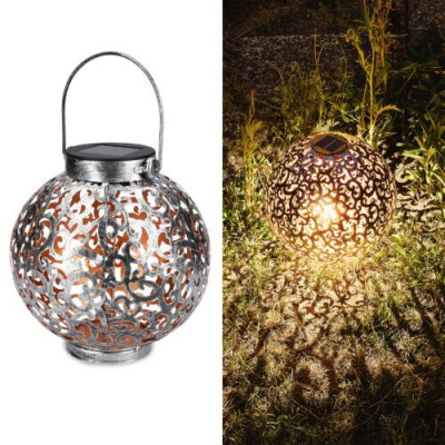 Lampa solara de exterior Navaris, Iluminare LED, Rotunda 16 cm, 49371.01 foto