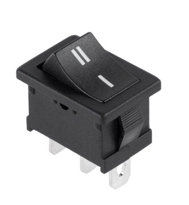 Intrerupator 2 pozitii ON-ON 3 pini cu retinere 3A 250V MRS-102 foto
