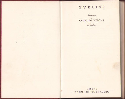 HST C4043N Yvelise di Guido da Verona 1933 foto