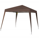 Outsunny Foisor Pliabil 2.4x2.4m, Foisor de Gradina Structura