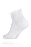 Șosete scurte de bumbac, DiWaRi Active 018, Alb, 25 (40-41)