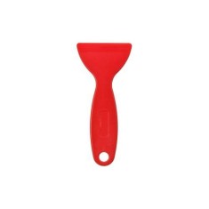 Racleta din plastic colant ,folie rosie