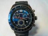 Ceas barbatesc Accurist CHRONOGRAPH ,50 M, bratara SILICON originala cod A1