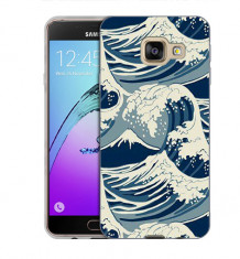 Husa Samsung Galaxy A3 2017 A320 Silicon Gel Tpu Model Abstract Waves foto