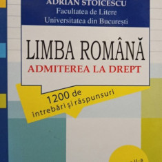Limba romana - Admiterea la drept