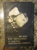 Emil Manu - Ion Minulescu si constiinta simbolismului romanesc