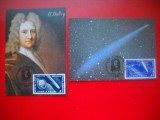 HOPCT MAXIMA ROMANIA NR 1089 -SET 2 MAXIME -DR EDMUND HALLEY /COMETA HALLEY 1986