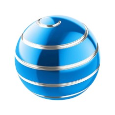 Sfera Fidget Spinner Metalic, Flippy, Corp Aliaj Zinc, Rulment Inox, Jucarie Antistres pentru Focus si Relaxare, Diametru 40 mm, Gadget pentru Birou,