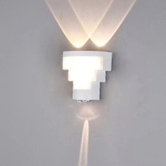 Aplica LED, Alb, Exterior, 10W Lumina Calda