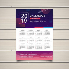 Calendare de perete personalizate foto