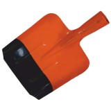 Cumpara ieftin Lopata patrata profesionala, fara coada, portocaliu cu negru, 235 x 275 mm