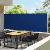 Cumpara ieftin Copertină laterală retractabilă de terasă, albastru, 160x600 cm