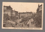 CPIB 20921 CARTE POSTALA - BUCURESTI. PIATA TEATRULUI, CALEA VICTORIEI, 1917