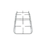 Gratar Sarma Doua Focuri 447x245mm Compatibil Plita F2803 OEM