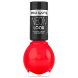 MISS SPORTY LAC DE UNGHII NEON LOOK, 02, 7 ML