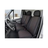 Set huse scaune fata piele dedicate Mercedes Sprinter 2006-2018 3 locuri ( 2+1 ) &reg; ALM