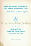Aplicatii Hexadei Situationale - Petru Ioan, Iasi 1999, 208 Pagini. Stiinta