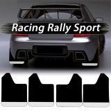 Set 4 Aparatori Noroi SPORT din cauciuc pentru autoturisme, universale, model