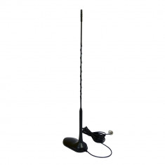 Antena CB PNI Extra 45, cu magnet inclus, lungime 45 cm, SWR 1.0, 26-30MHz, 150W, fibra de sticla