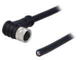 Conector M8 Mamă 5 PIN 90&deg; Cu Cablu