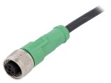 Cablu de Conectare M12 4 PIN 5m 250VAC 4A PUR