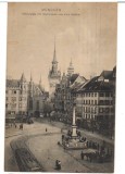 CPIB 16760 CARTE POSTALA - MUNCHEN. MARIENPLATZ, VERLAG, VECHE, 1911