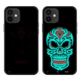 Husa telefon iPhone 12 / 12 Pro TPU cu model luminos in timpul redarii muzicii, Apple