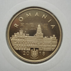 50 BANI 2018 - 100 DE ANI DE LA UNIREA BUCOVINEI CU ROMANIA , UNC, LCP1.147