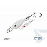 Oscilanta Rybo 0,5 gr./2,5 cm culoare Snow - Delphin